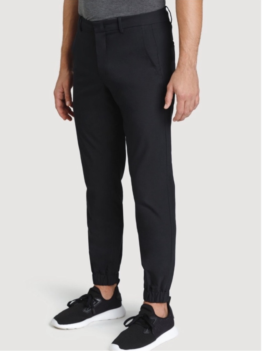 Kit and Ace Navigator Commute Jogger Pants Black Minimal